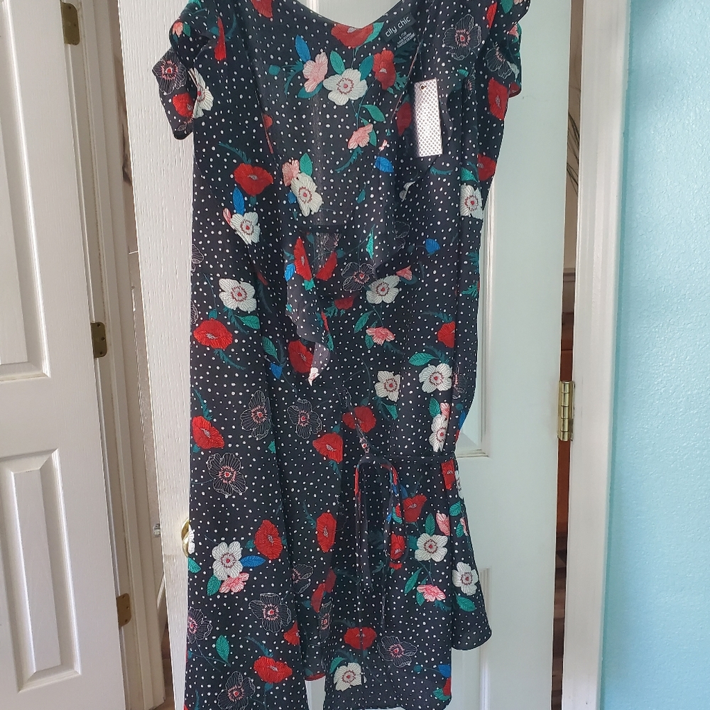 City Chic Wrap Dress - Picture 3 of 4